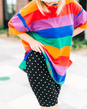 Dotted Biker Shorts