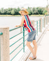 Easy Peasy Distressed Denim Shorts